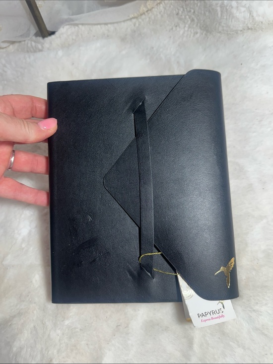 Papyrus Other - Papyrus black faux leather 240 page journal